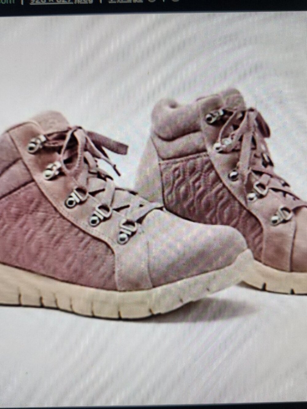Skechers Synergy Quilt Hiker boots. NIB. Mauve. Size 10 - Picture 2 of 11